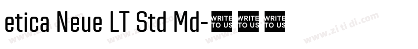 etica Neue LT Std Md字体转换